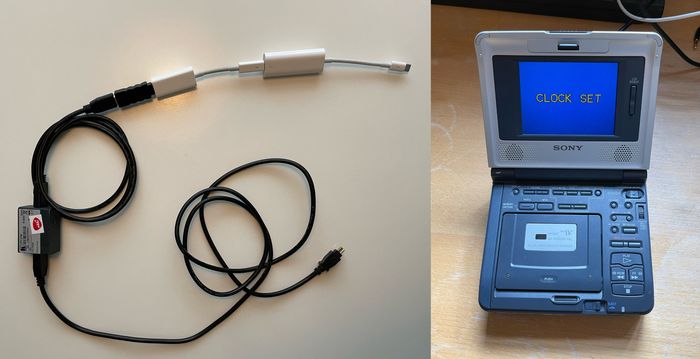 FireWire cables and Sony MiniDV Player