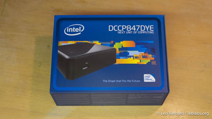 The box of Intel's NUC